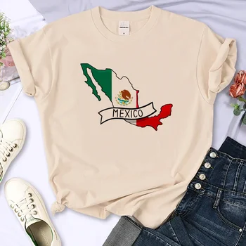 Футболка из Мексики женская уличная одежда Y2K летняя футболка женская одежда с аниме