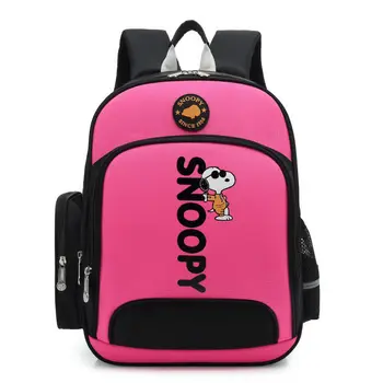 Школьный рюкзак Snoopy для студентов, рюкзак для мальчиков и девочек, сумка через плечо, облегчающая нагрузку, детская школьная сумка, легкая сумка через плечо и дамская сумочка