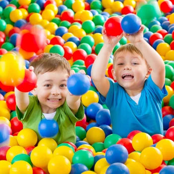 Экологичный красочный мяч, мягкий пластиковый мяч для бассейна, забавная игрушка для малышей, утолщенные шарики, игровой домик на открытом воздухе, палатки, детские игрушки