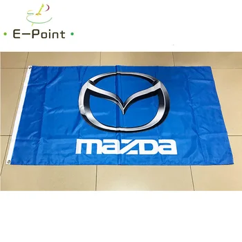 Япония Mazda Автомобильный Флаг 2 фута * 3 фута (60*90 см) 3 фута * 5 футов (90*150 см) Размер Рождественские Украшения для Домашнего Флага Баннер Подарки